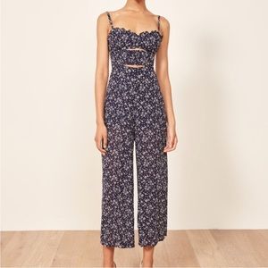 Reformation Fergie floral jumpsuit